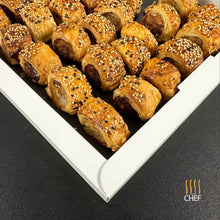 Load image into Gallery viewer, breakfast canapes sausage rolls finger food delivered to your door