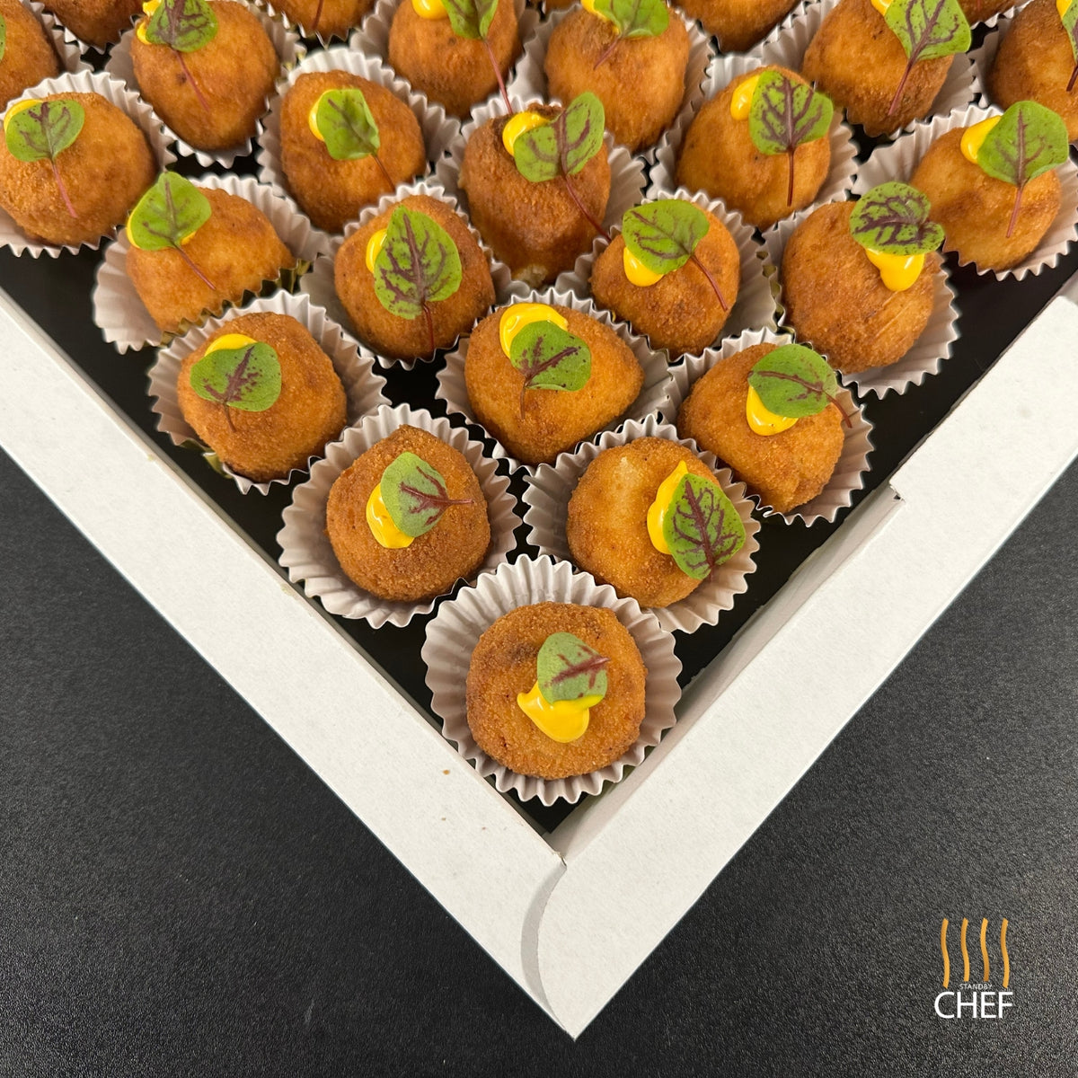 Salted Cod Croquettes and Saffron Aioli