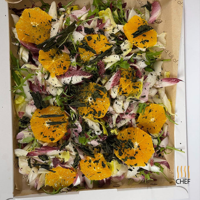 One platter contains 6 to 8 portions of Salad delivered to you in London