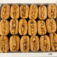 Load image into Gallery viewer, Peanut Butter Jelly Vegan Doughnuts