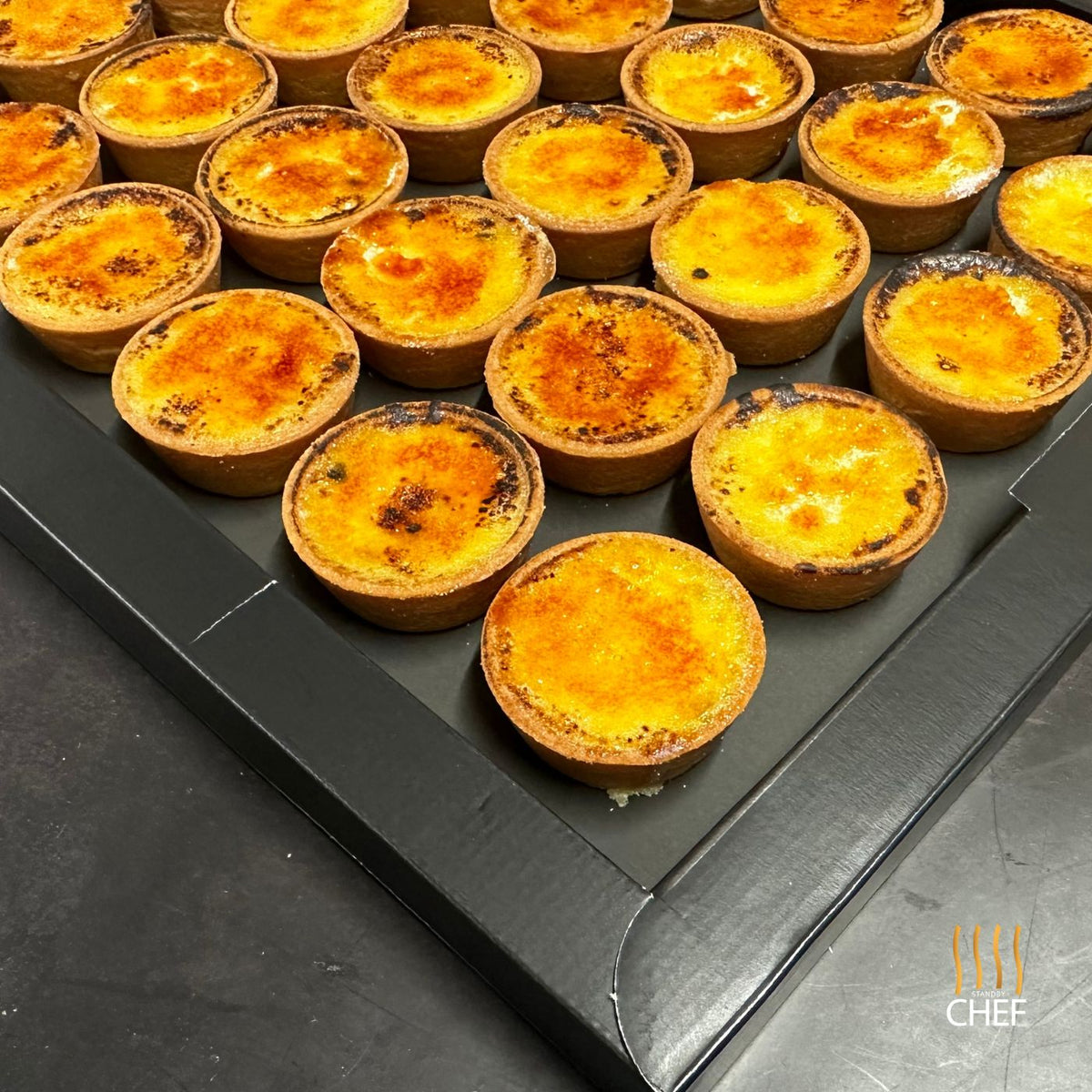 Passion Fruit Cr me Br l e Tartlets Gluten Free Finger Food Delivery passion-fruit-cr-me-br-l-e-tartlets-gluten-free-finger-food-delivery