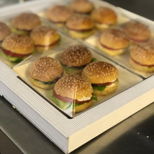 Load image into Gallery viewer, mini sliders canapes catering delivered to you in London
