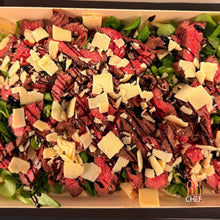 Load image into Gallery viewer, Ready to serve Beef Tagliata platter for catering
