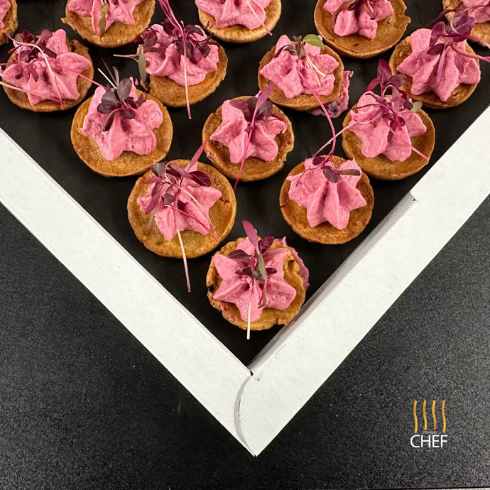 One tray contains 30 Vegan plant based canapes 