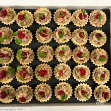 Load image into Gallery viewer, ready to serve festive themed canapes for delivery
