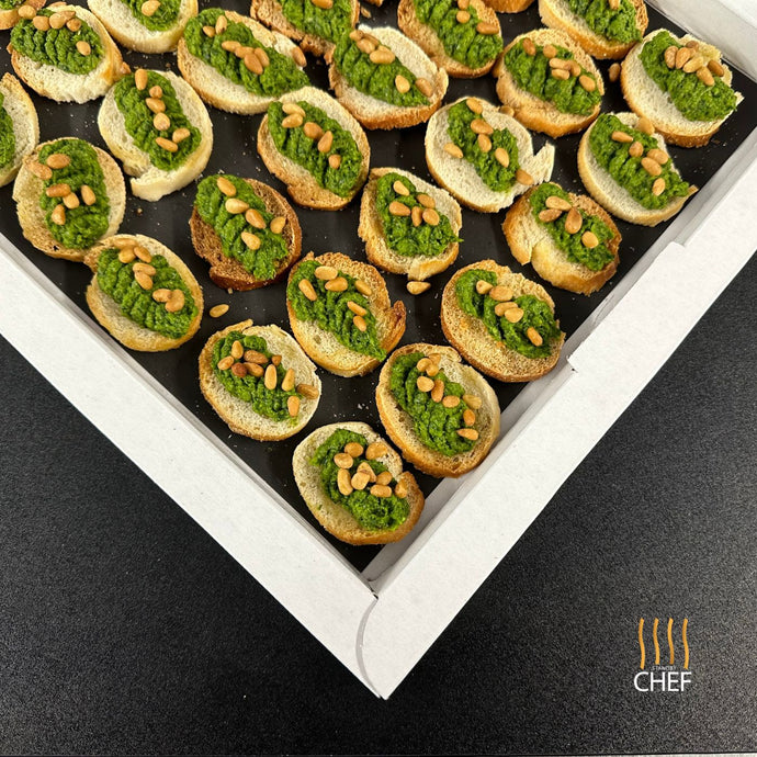 One Tray contains 30 plant based Canapes
