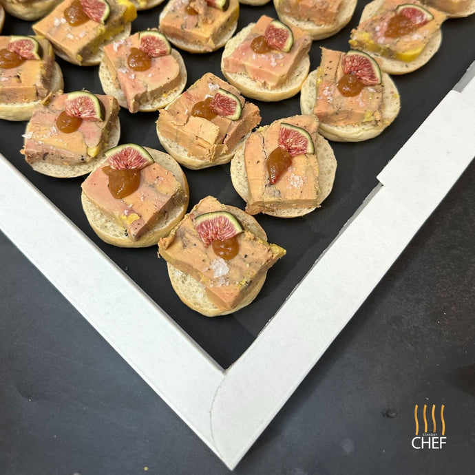 One tray contains 30 Premium Cold Canapes to buy online and ready to be served