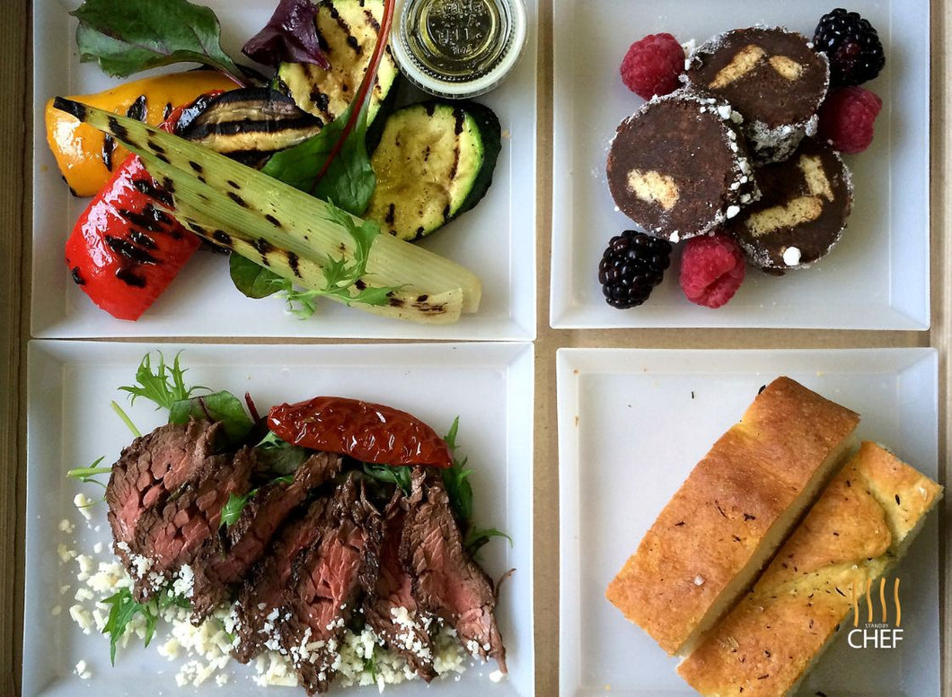 Executive Lunch Tray - BEEF - Beef Tagliata, Rucola and Parmesan (2 trays)