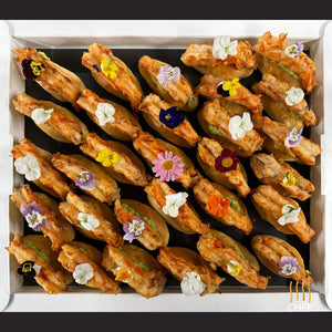One Tray contains 30 Luxury premium canapes for delivery to your door