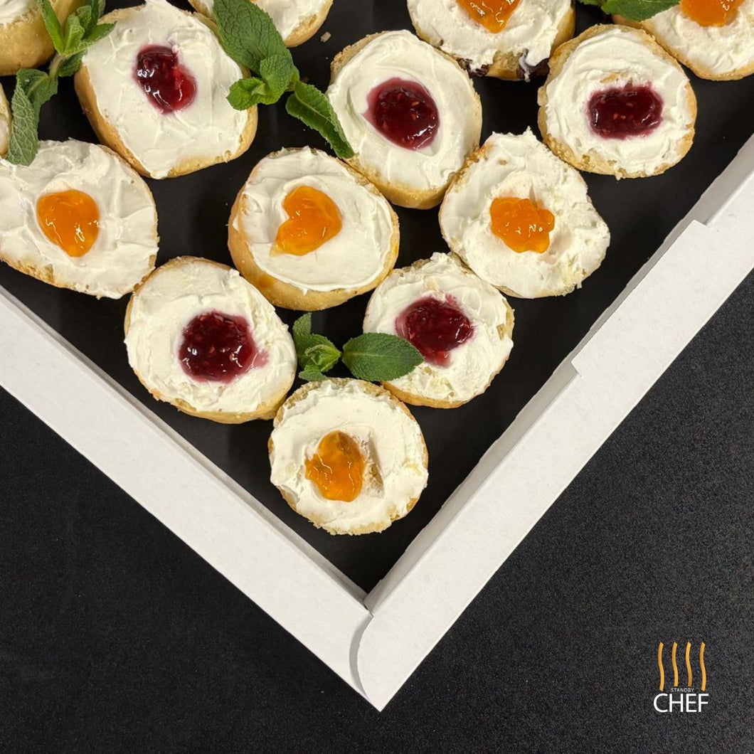 mini Scones for afternoon tea catering at yours
