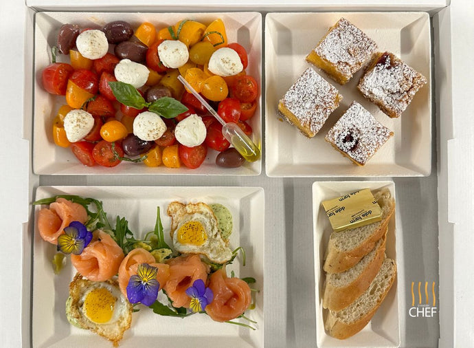 Luxury Boardroom Lunch Food tray delivered to you