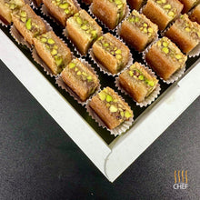 Load image into Gallery viewer, One tray contains 42 Baklava bites
