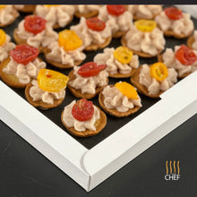 Load image into Gallery viewer, Vegan Gluten Free, Dairy free and plant based Canapes ready to serve and delivered to your catering event in London
