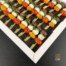 Load image into Gallery viewer, One tray contains 30 Italian Canapes for your aperitivo Delivered to you
