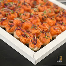 Load image into Gallery viewer, Freshly made to order Canapes Catering for your drinks party catering
