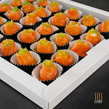 Load image into Gallery viewer, made to order luxury canapés catering and delivery
