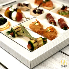Load image into Gallery viewer, Cocktail Party Canapes Gift Box Kit - CHEF CHOICE -Serves 1 - 2
