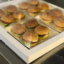 Load image into Gallery viewer, mini sliders canapes catering delivered to you in London
